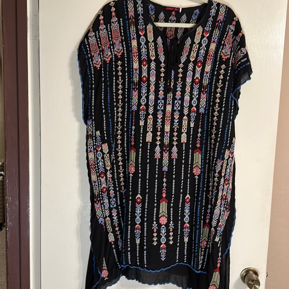 Johnny Was embroidered tunic